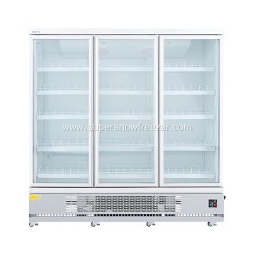 Used Supermarket National Redbull Refrigerator Glass Door